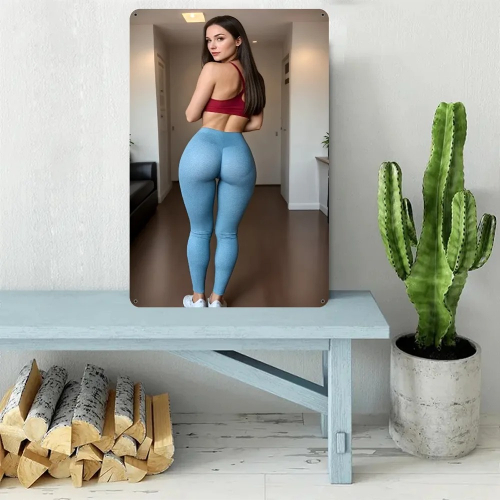 IRONMF Metal Gym Sign 8x12 Inc - Home Gym Quotes ulasan dan harga