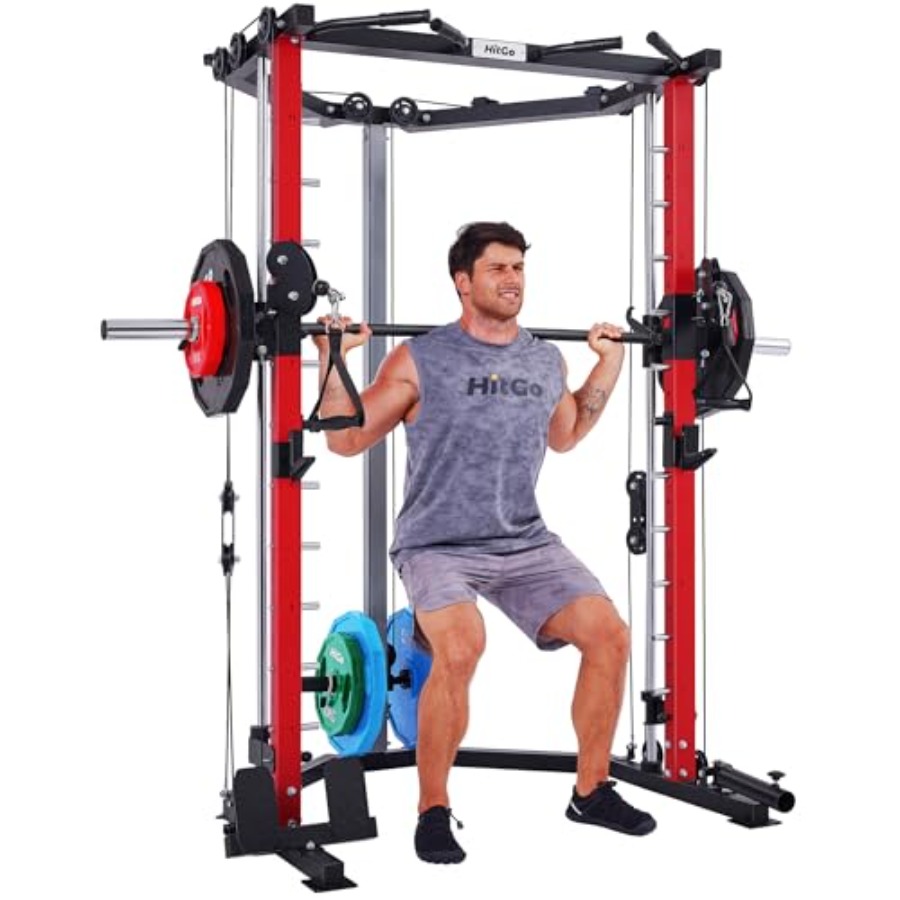 All-in-One Power Cage with Pul - Home Gym System ulasan dan harga
