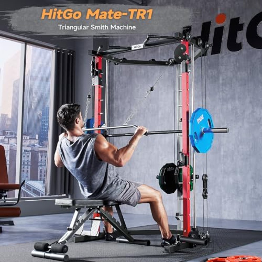 All-in-One Power Cage with Pul - Home Gym System ulasan dan harga
