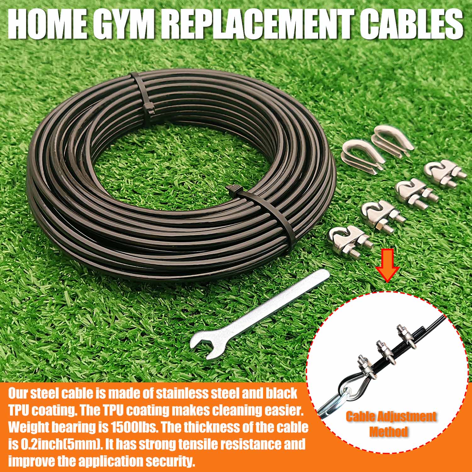 Pulley Cable for DIY Home Gym  - Home Gym Diy ulasan dan harga