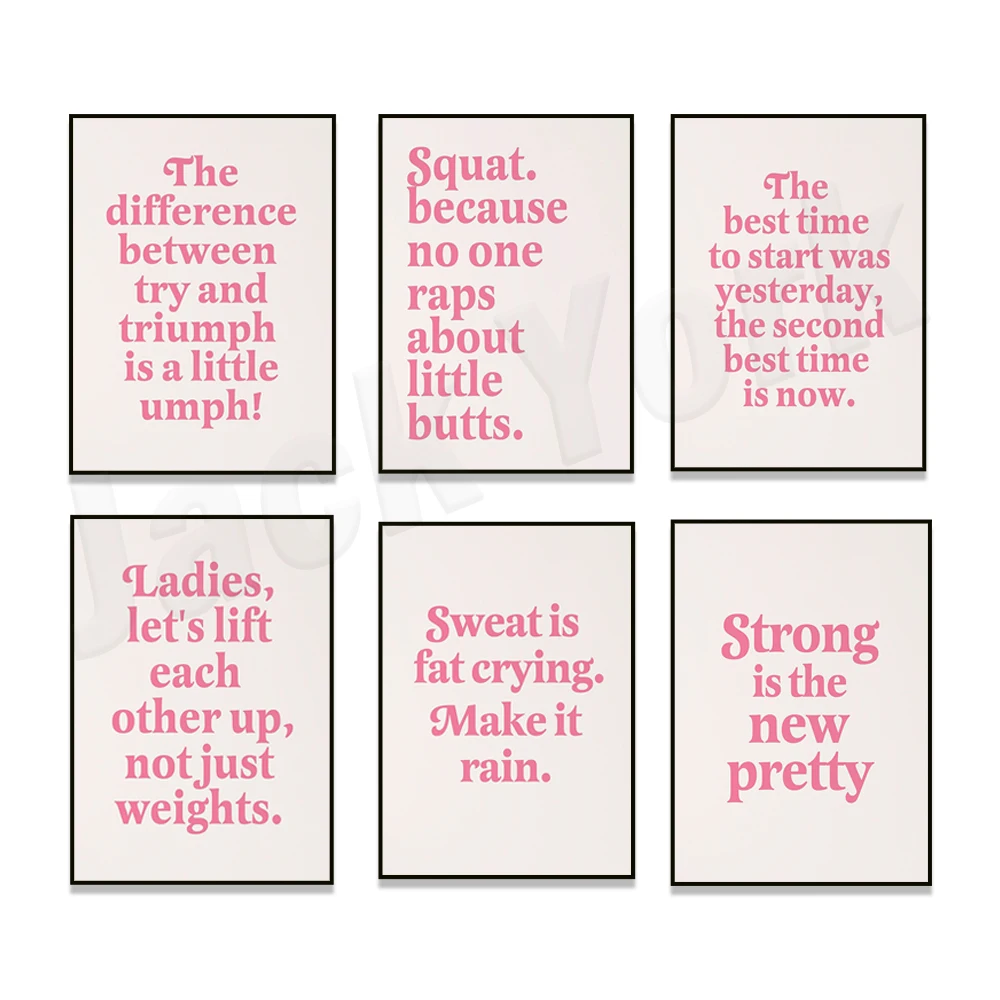 Sweat is fat cry, rain poster, - Home Gym Quotes ulasan dan harga