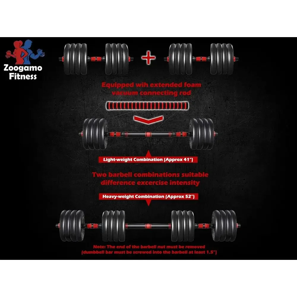 88-110 Lbs Adjustable Dumbbell - Home Gym Dumbbell Workout ulasan dan harga