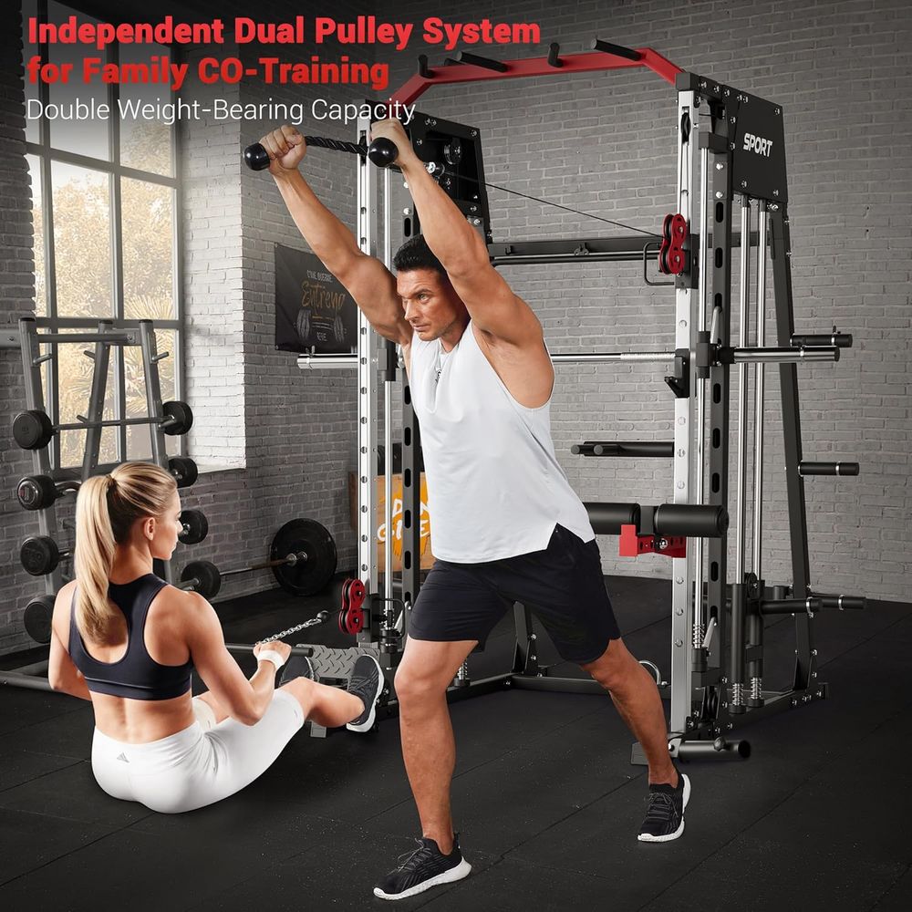 Home Gym Power Cage with Smith - Home Gym System ulasan dan harga