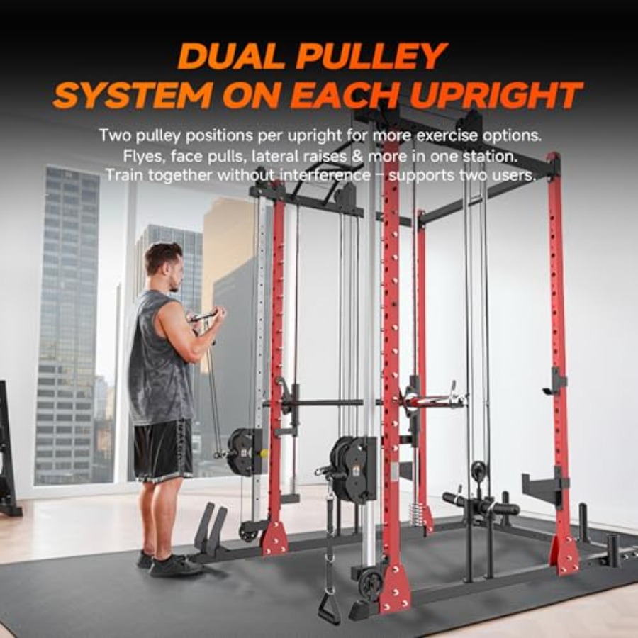 All-in-One Power Rack with Smi - Home Gym System ulasan dan harga