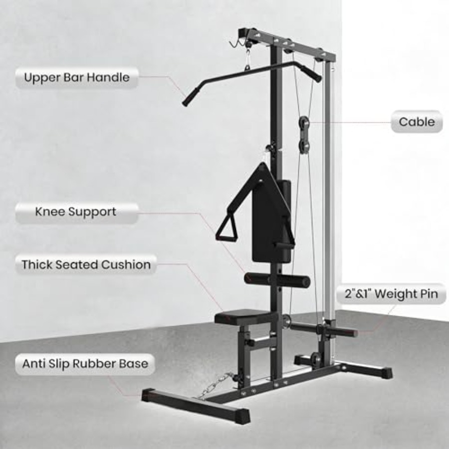 Multi-Functional LAT Pulldown  - Lat Pulldown Cable ulasan dan harga