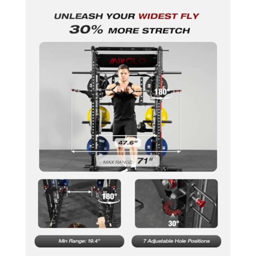 Home gym Smith machine: steel, - Home Gym System ulasan dan harga