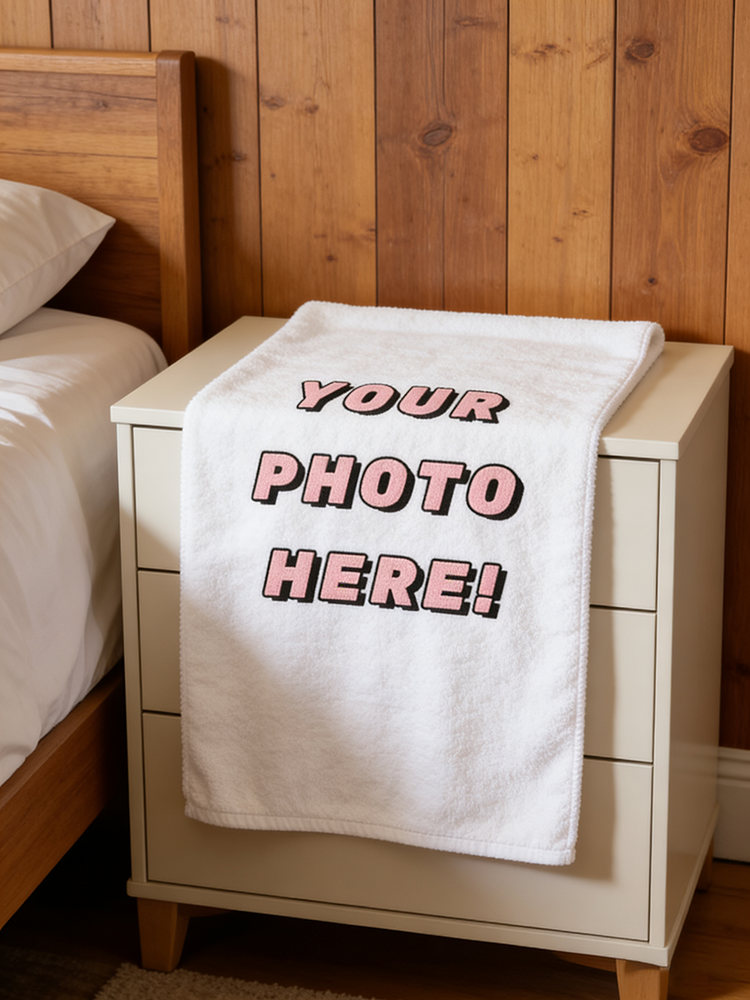 1Pc/2Pc Custom Photo Towel, Up - Home Gym Diy ulasan dan harga