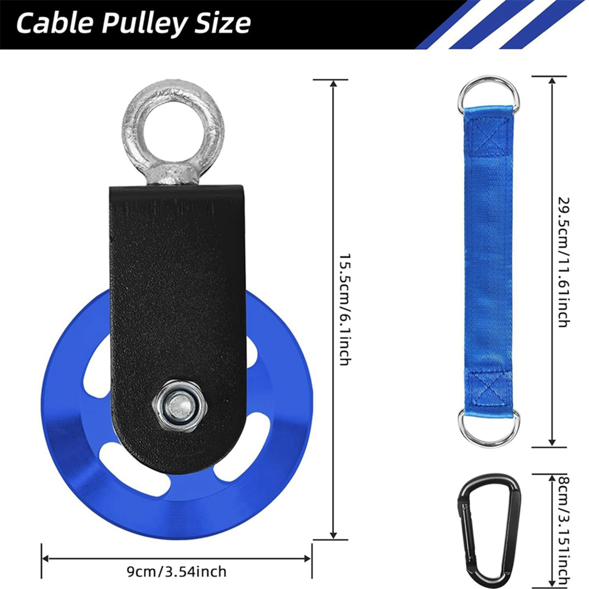 AT59 Cable Pulley with Swing S - Home Gym Diy ulasan dan harga