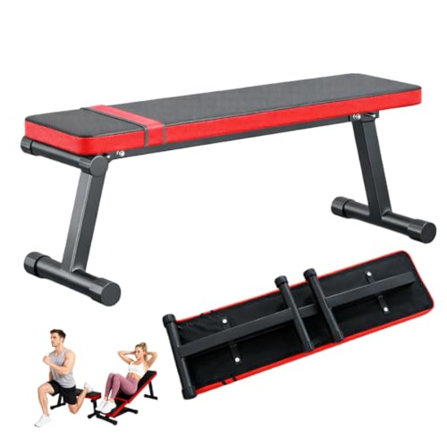 Flat Weight Bench for Home Gym - Home Gym Dumbbell Workout ulasan dan harga