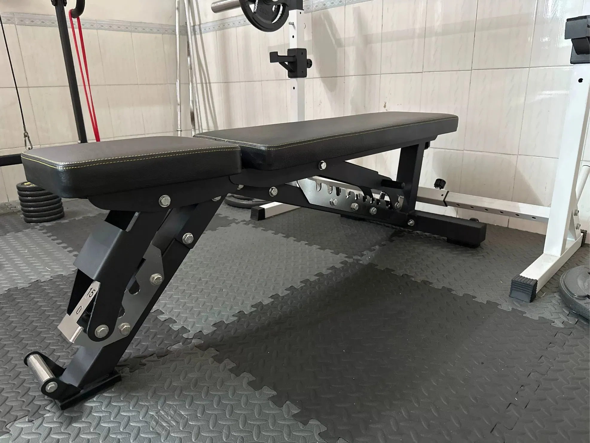 Adjustable Dumbbell Foldable B - Home Gym Weight Bench ulasan dan harga